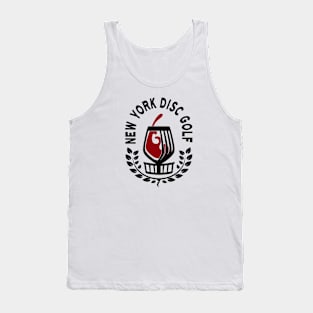 New York Disc Golf Wine Glass Tank Top